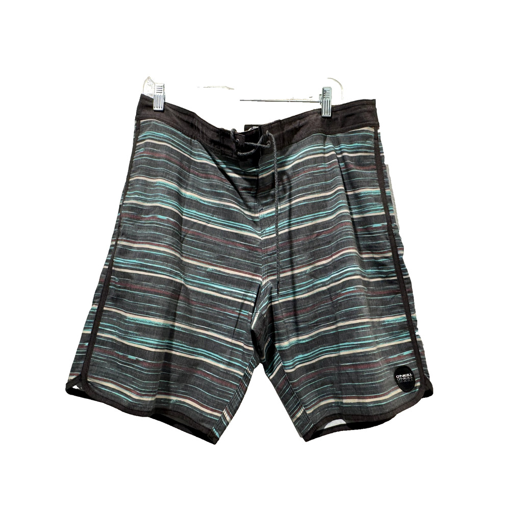O'Neill Cruzer Mens Swimwear Board Shorts Surf Striped 19" Sz 36